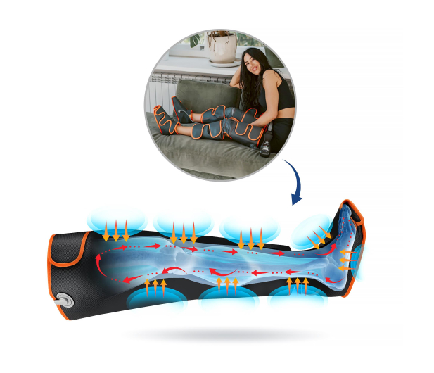 Medivon Masażer nóg do drenażu limfatycznego Noble Air PRO - 1118426 - zdjęcie 5